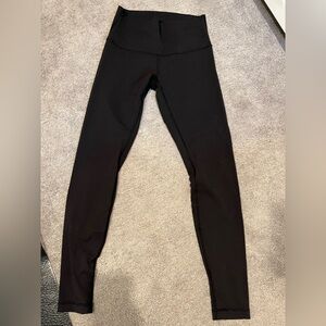 Black high waisted Lululemon legging 31” size 10
